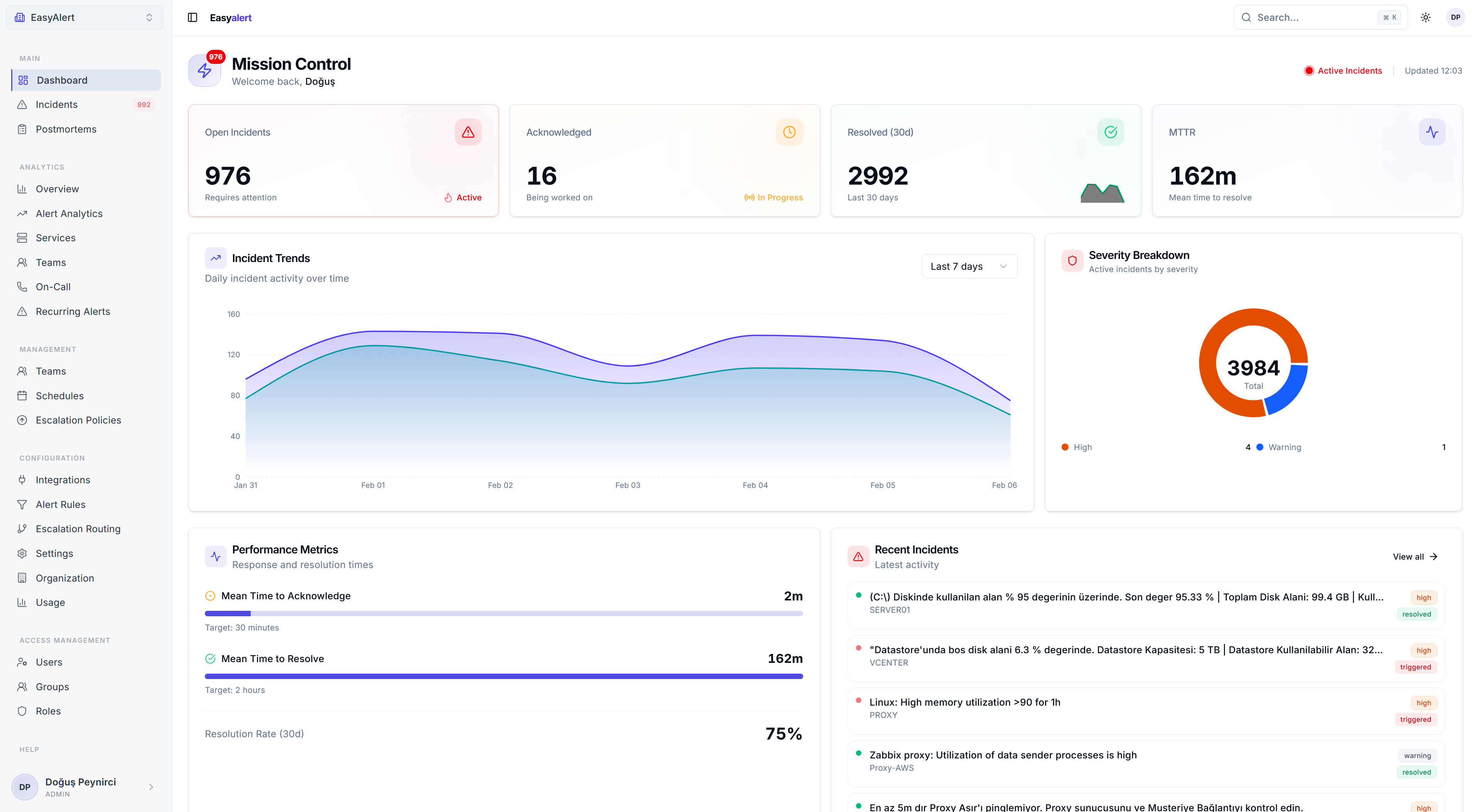 app screen